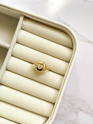 Anel mindinho ouro 18k