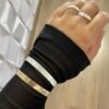 Bracelete inspiração cartier ouro 18k - Imagem 2