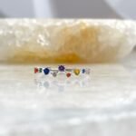 Anel princesa prata 925