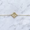 Pulseira inspiração Van cleef ouro 18k