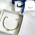 Choker fita personalizada dois banhos