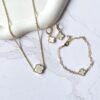 Pulseira trevo madrepérola ouro 18k - Imagem 2