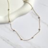 Choker bolinhas ouro 18k