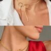 Choker laço ouro 18k - Imagem 2