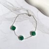 Pulseira trevos verde
