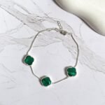 Pulseira trevos verde