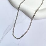 Choker pistrini ródio branco