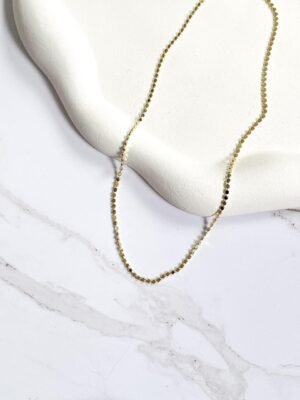 Choker dots ouro 18k