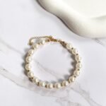 Pulseira pérolas alta joalheria ouro 18k