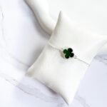 Pulseira trevo verde