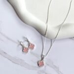 Conjunto trevo rosa