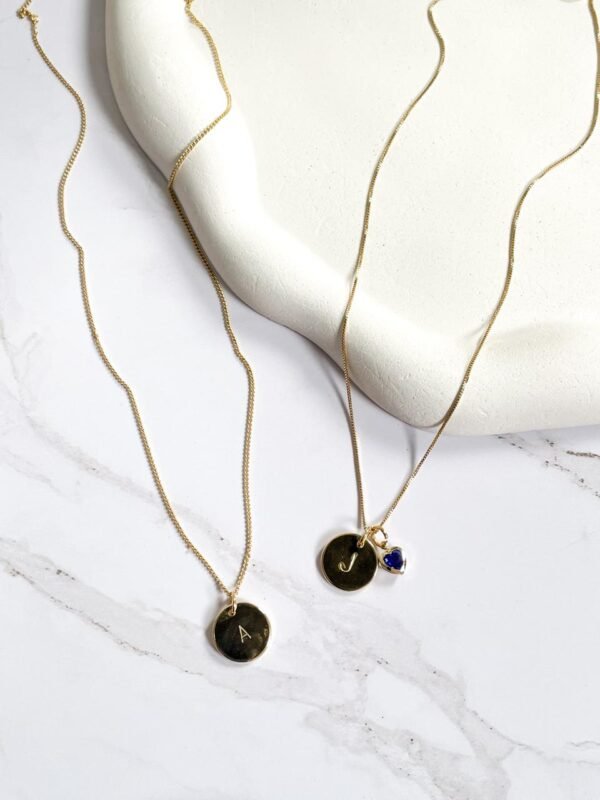 Kit colar personalizado ouro 18k