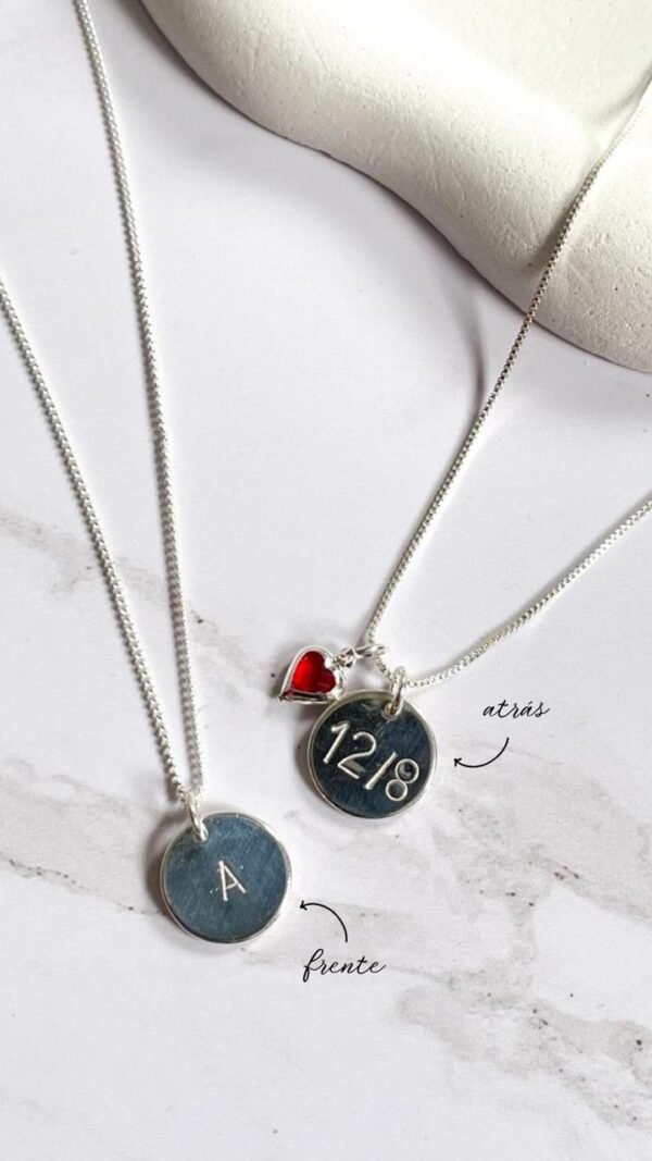 Kit colar medalha personalizada - Imagem 3