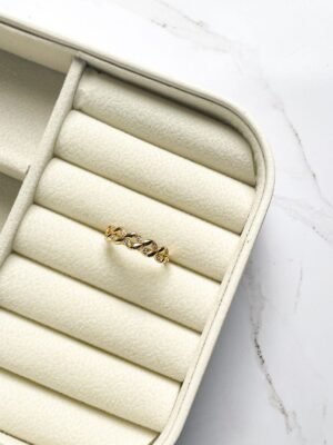 Anel elos ouro 18k